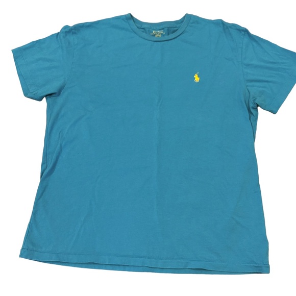 Polo Ralph Lauren Turquoise Short Sleeve‎ T-shirt M - Picture 1 of 7
